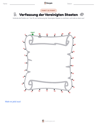 Verfassung der Vereinigten Staaten druckbare Arbeitsblatt Vorschau
