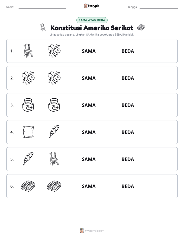 Sama atau Berbeda