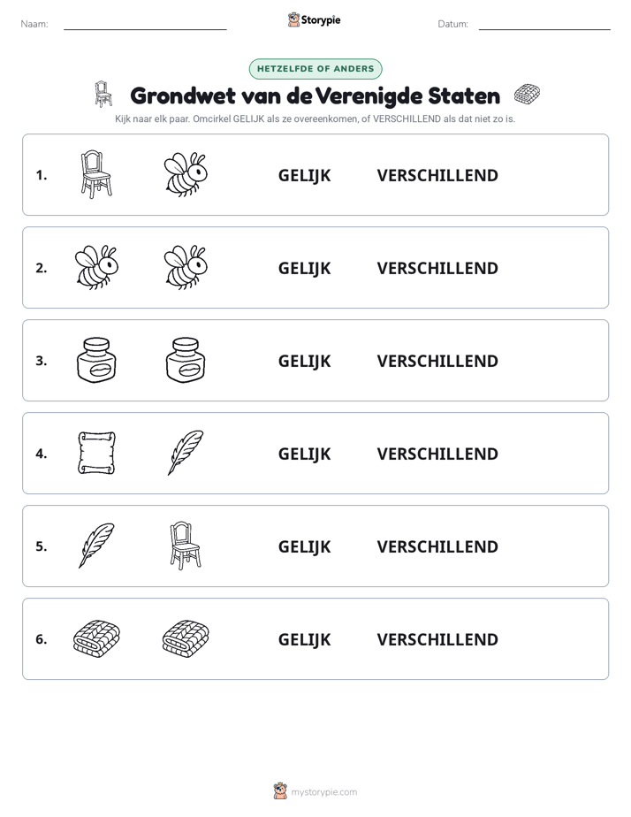 Zelfde of Verschillend