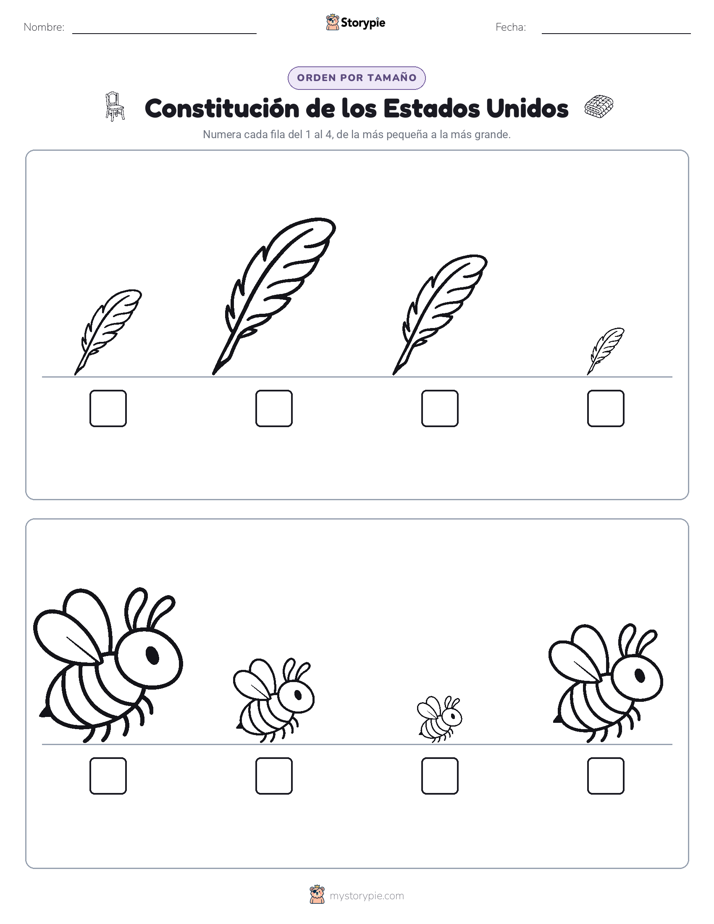 Orden de Tamaños