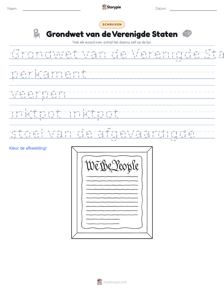 Schrijf Oefening