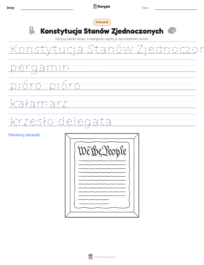Ćwiczenie Pisania