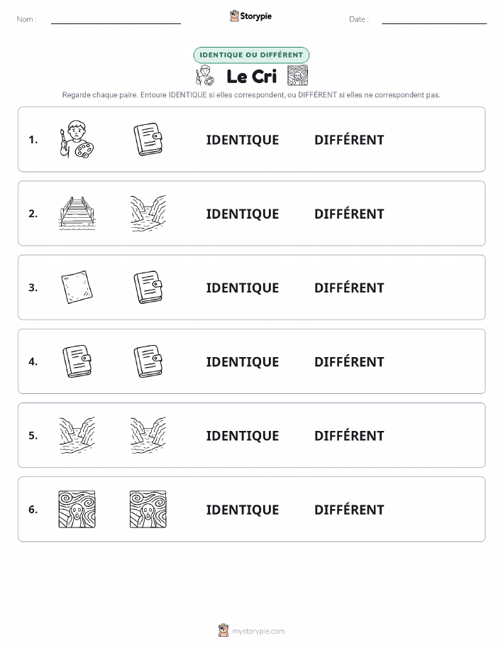 Identique ou Différent