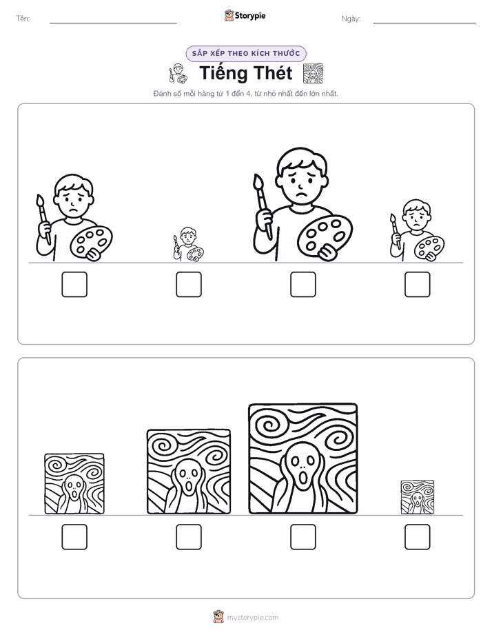 Thứ Tự Kích Thước