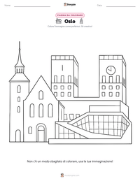 Anteprima della scheda stampabile di Oslo