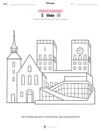 Podgląd drukowalnego arkusza ćwiczeń Oslo