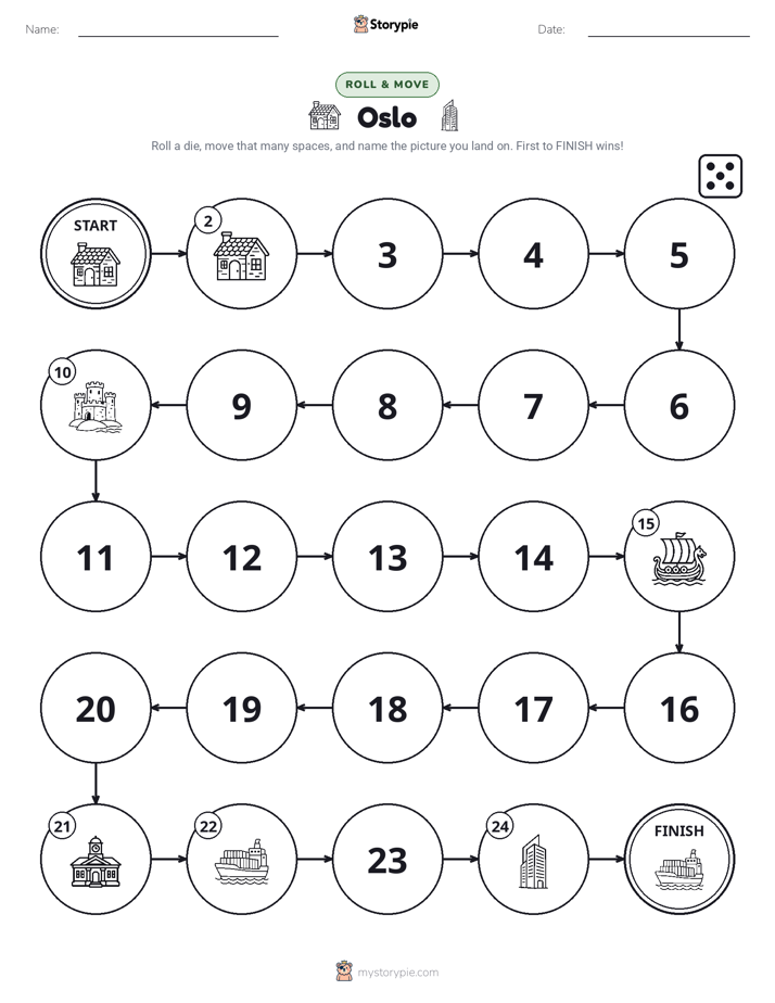 Roll & Move Game