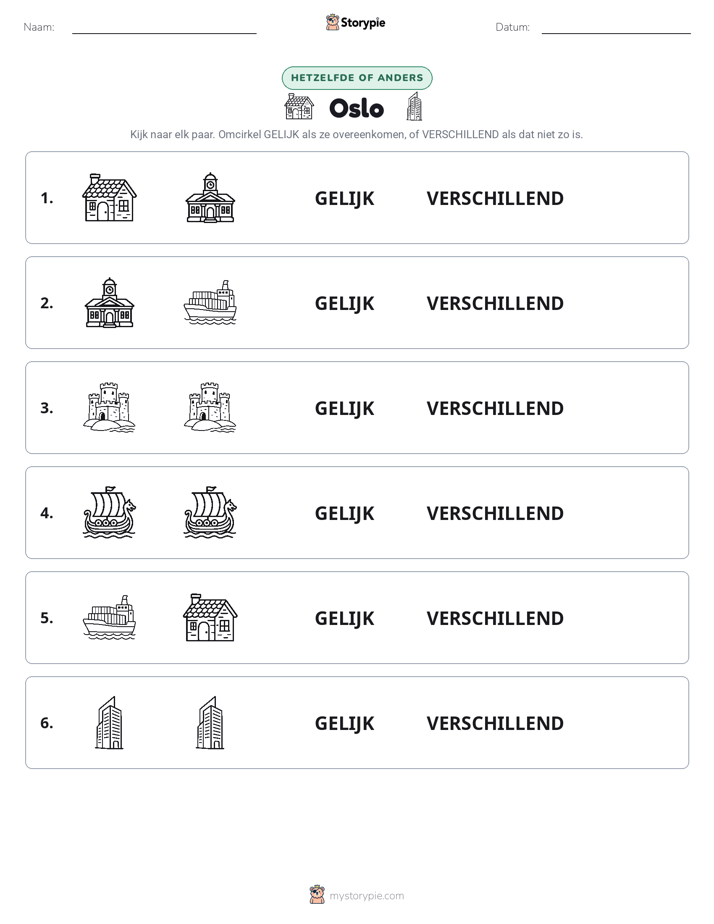 Zelfde of Verschillend