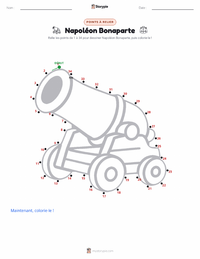 Aperçu de la feuille de travail imprimable Napoléon Bonaparte