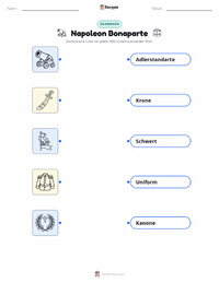 Napoleon Bonaparte druckbare Arbeitsblatt für Kinder