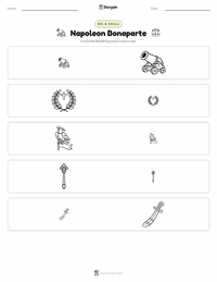Napoleon Bonaparte printable worksheet preview