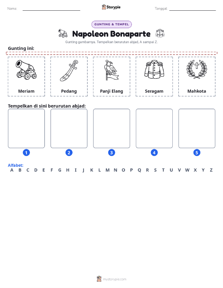 Potong & Tempel Huruf