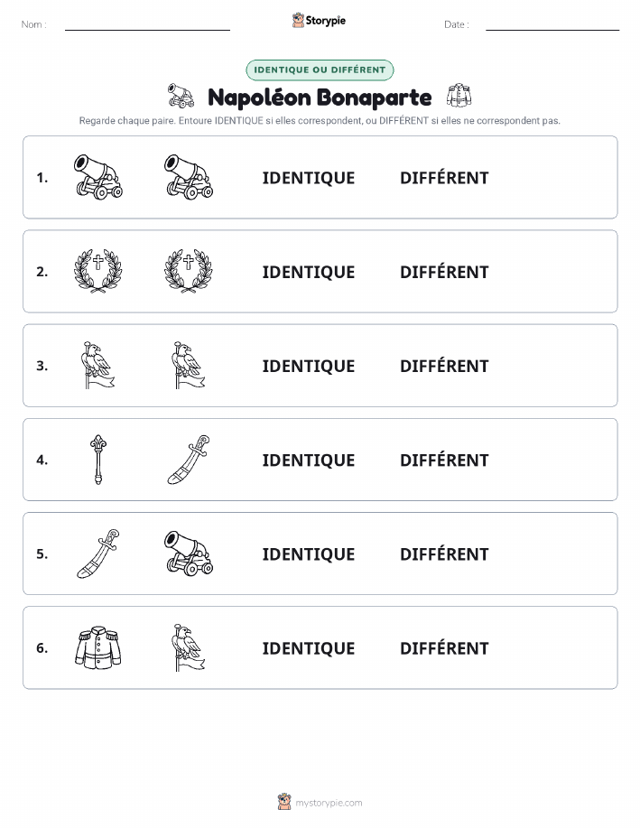 Identique ou Différent