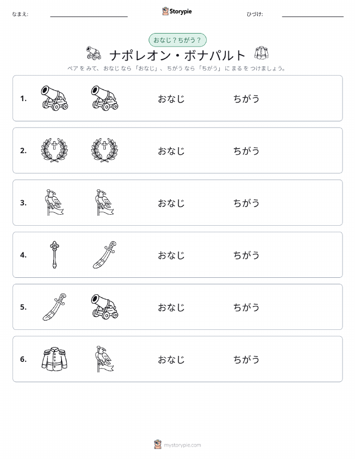 同じか違うか
