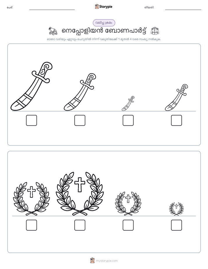 വലുപ്പം ക്രമം