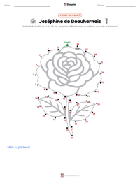 Joséphine de Beauharnais druckbare Arbeitsblatt Vorschau