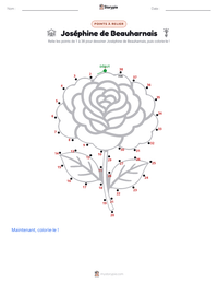 Aperçu de la feuille de travail imprimable Joséphine de Beauharnais