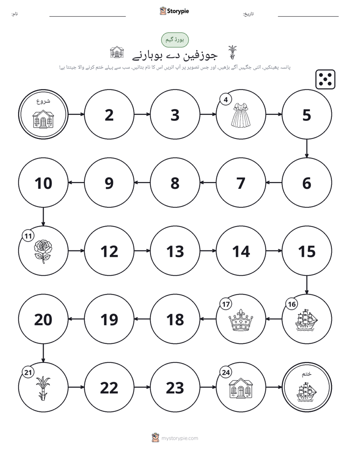 رول اور منتقل کریں کھیل