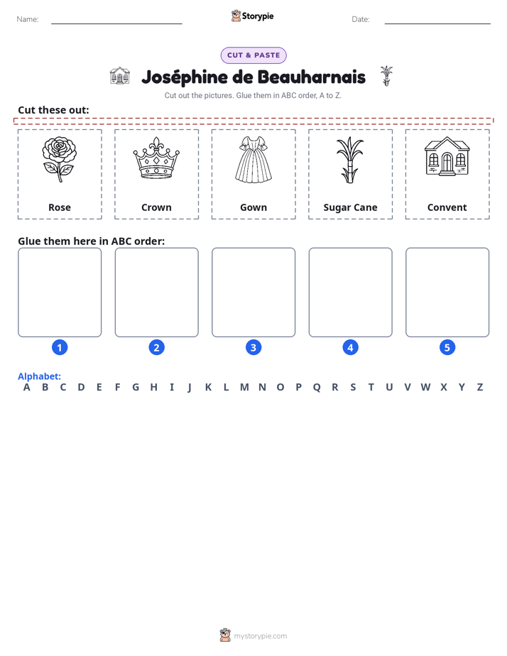 Cut & Paste Alphabet