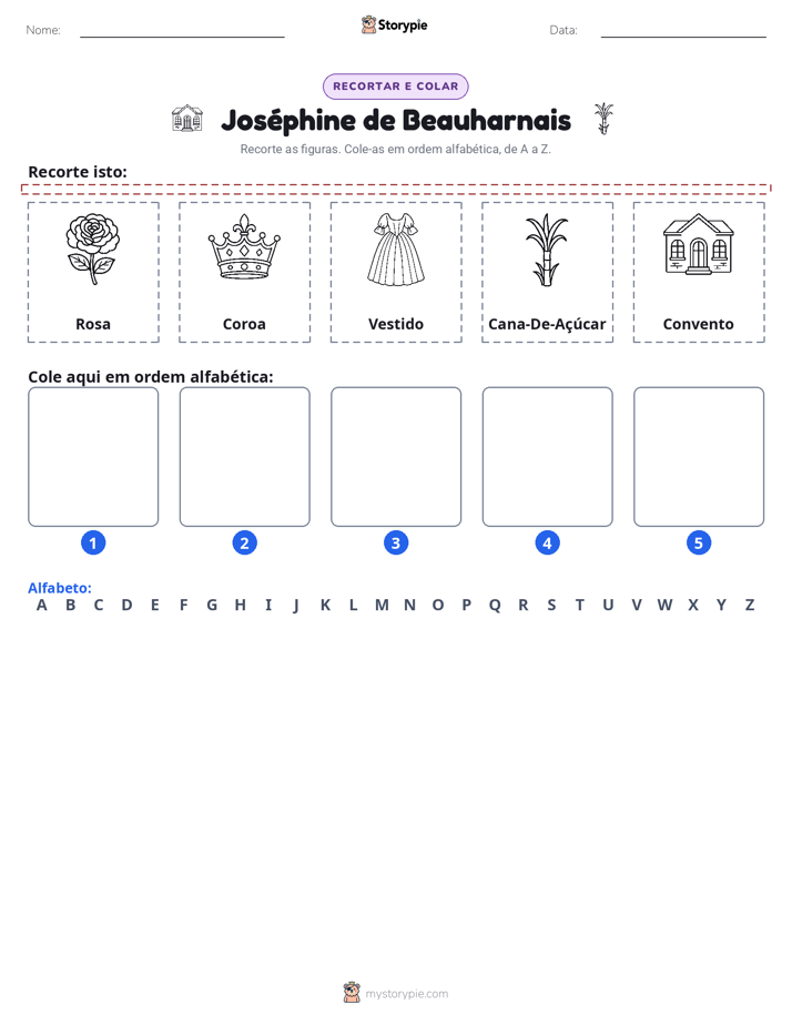 Recortar & Colar Alfabeto