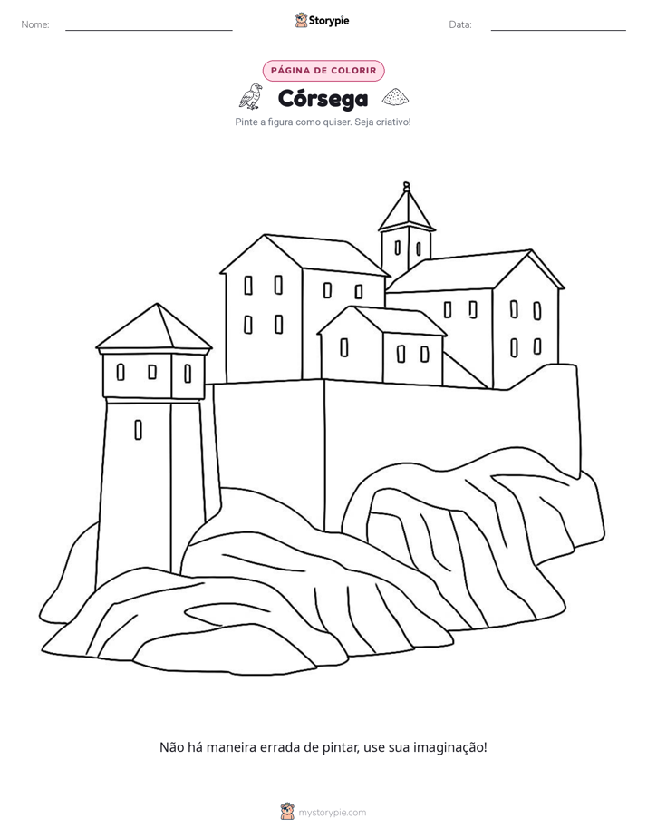 Página para colorir
