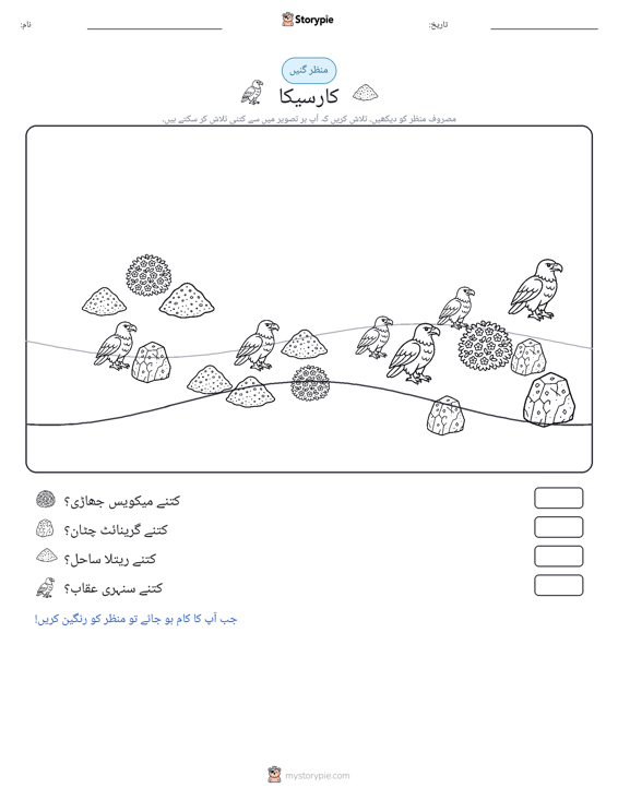 گنتی کا منظر