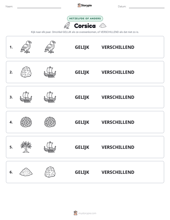 Zelfde of Verschillend