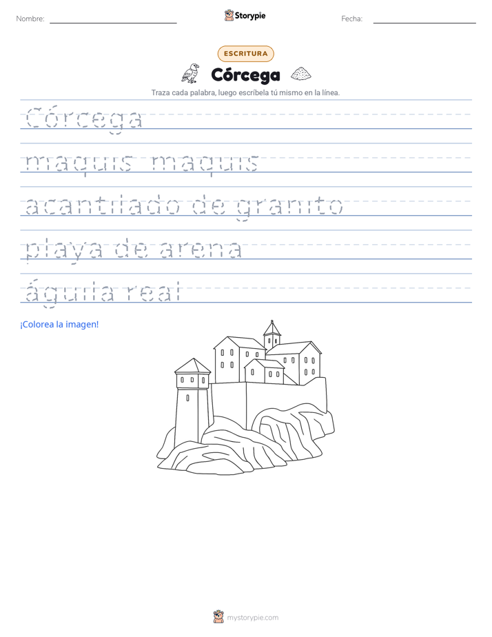 Práctica de Escritura