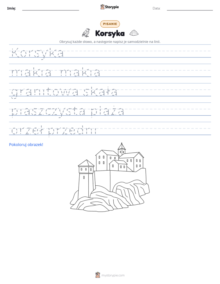 Ćwiczenie Pisania