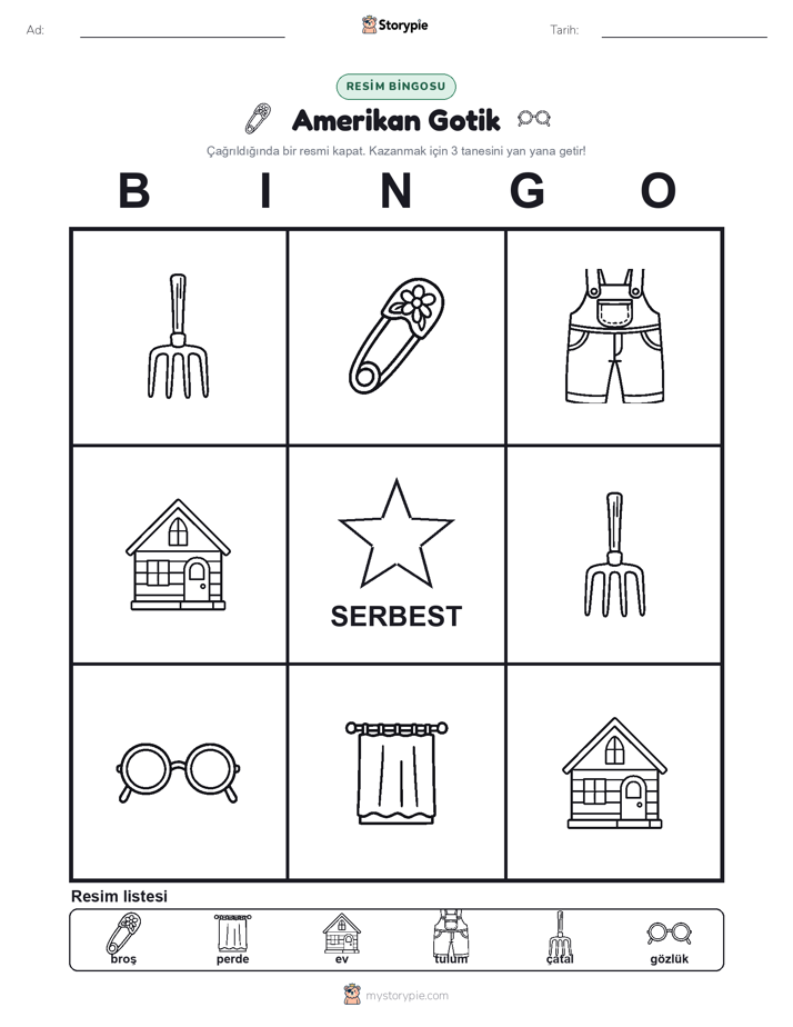 Resim Bingo