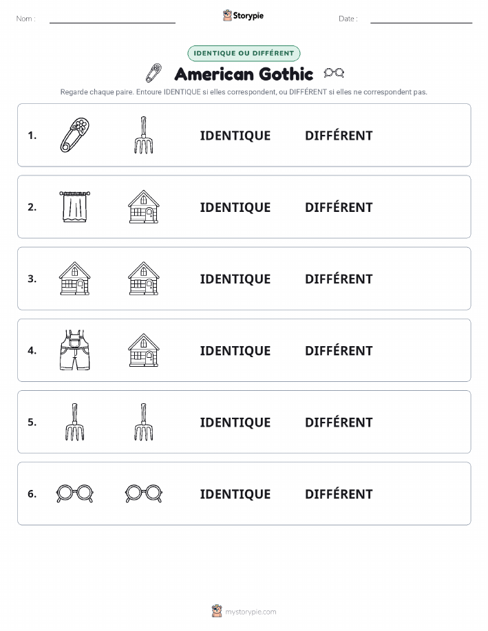 Identique ou Différent
