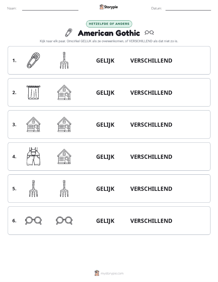 Zelfde of Verschillend