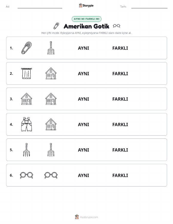 Aynı mı Farklı mı