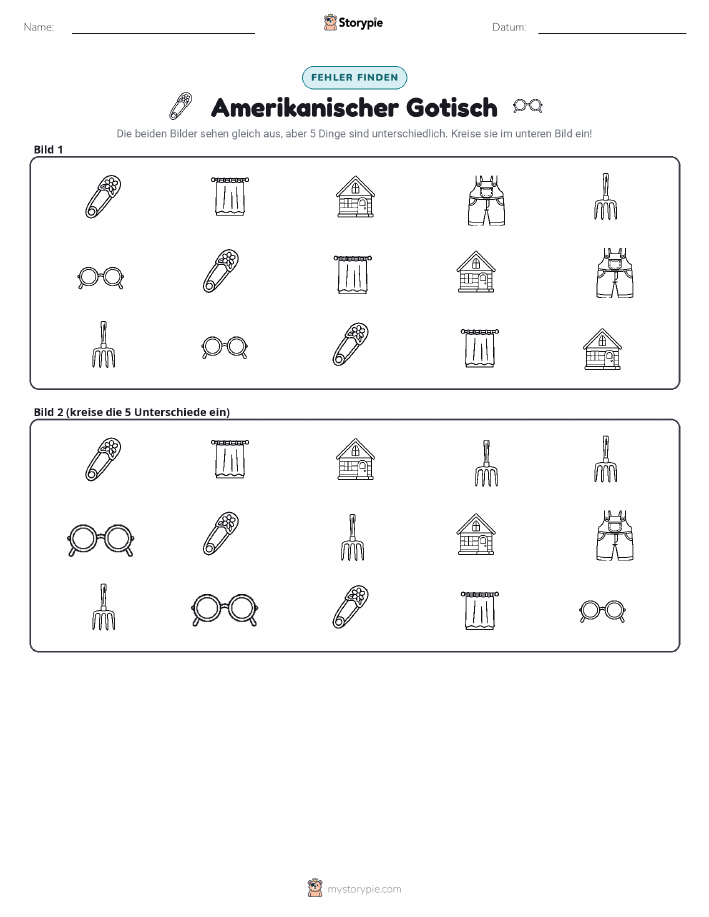 Finde den Unterschied