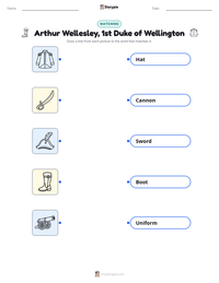 Arthur Wellesley, 1st Duke of Wellington printable worksheet preview
