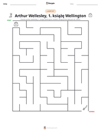 Podgląd drukowalnego arkusza ćwiczeń Arthur Wellesley, 1. książę Wellington