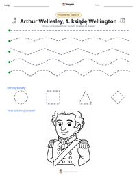 Podgląd drukowalnego arkusza ćwiczeń Arthur Wellesley, 1. książę Wellington