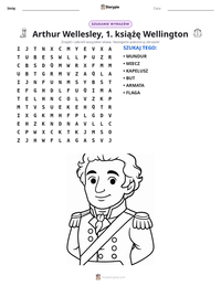Podgląd drukowalnego arkusza ćwiczeń Arthur Wellesley, 1. książę Wellington