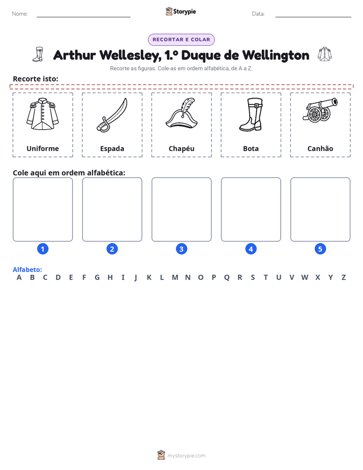 Recortar & Colar Alfabeto