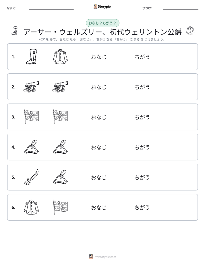 同じか違うか