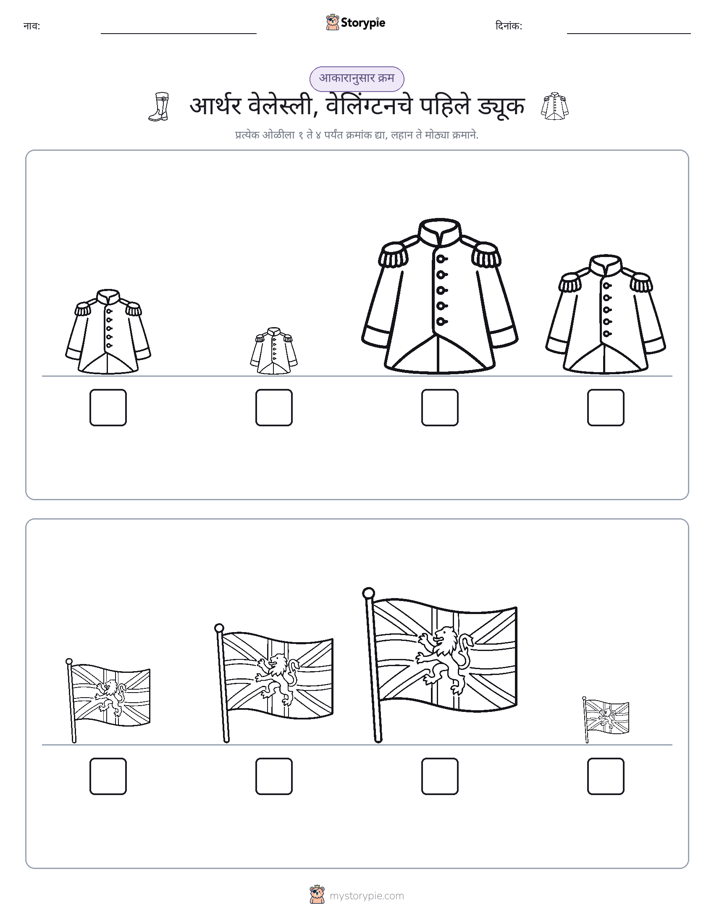 आकार क्रम