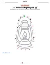Florence Nightingale afdrukbare werkblad voorbeeld