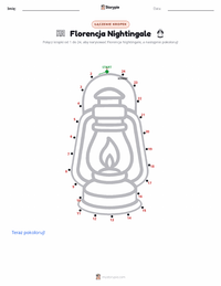 Podgląd drukowalnego arkusza ćwiczeń Florence Nightingale
