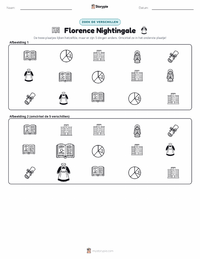 Florence Nightingale afdrukbare werkblad voorbeeld