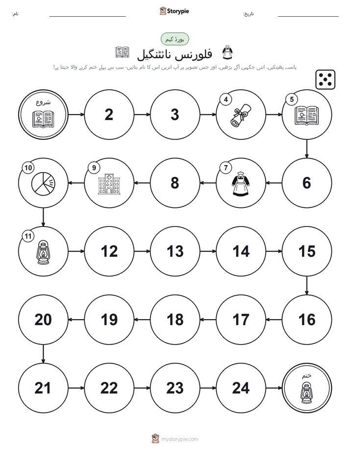رول اور منتقل کریں کھیل