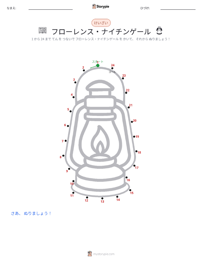 点つなぎ