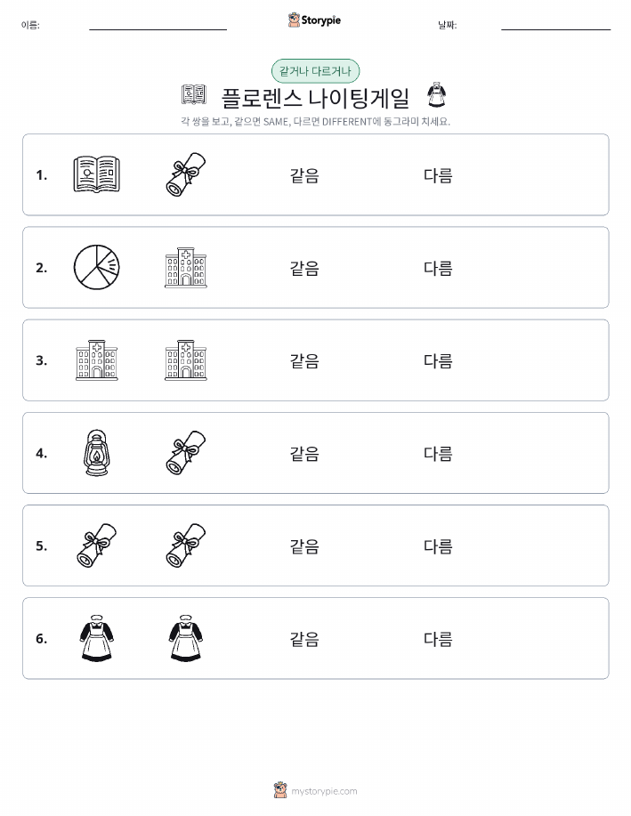 같은 것 또는 다른 것