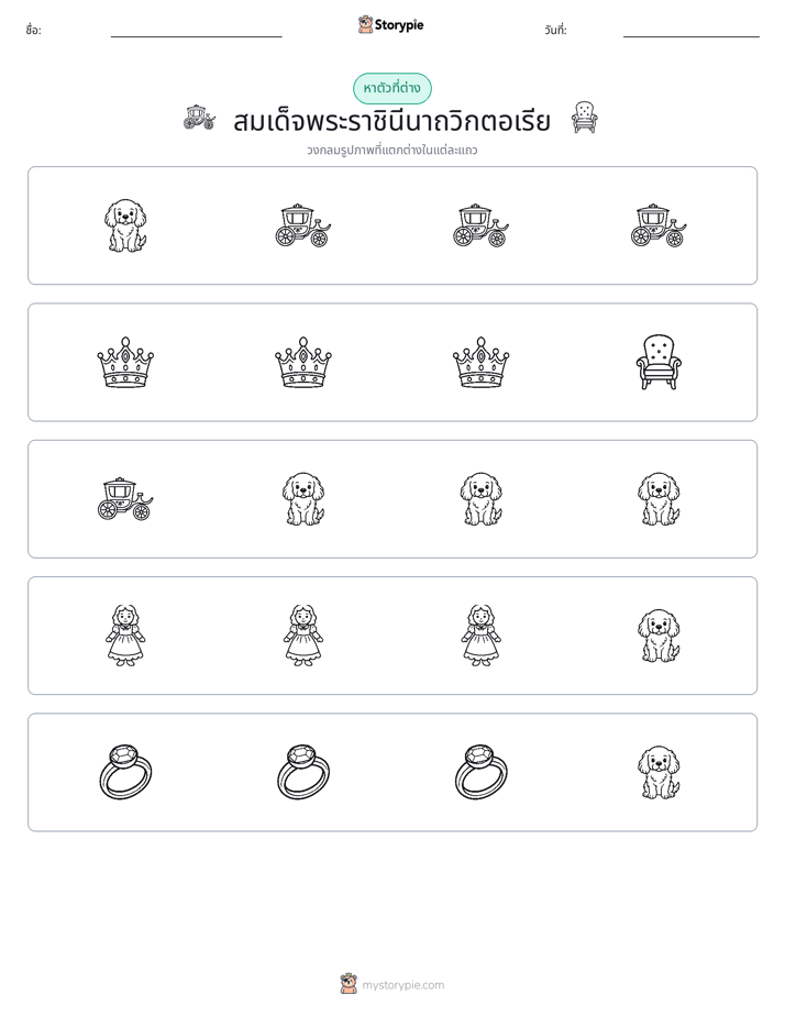 ตัวที่แตกต่าง