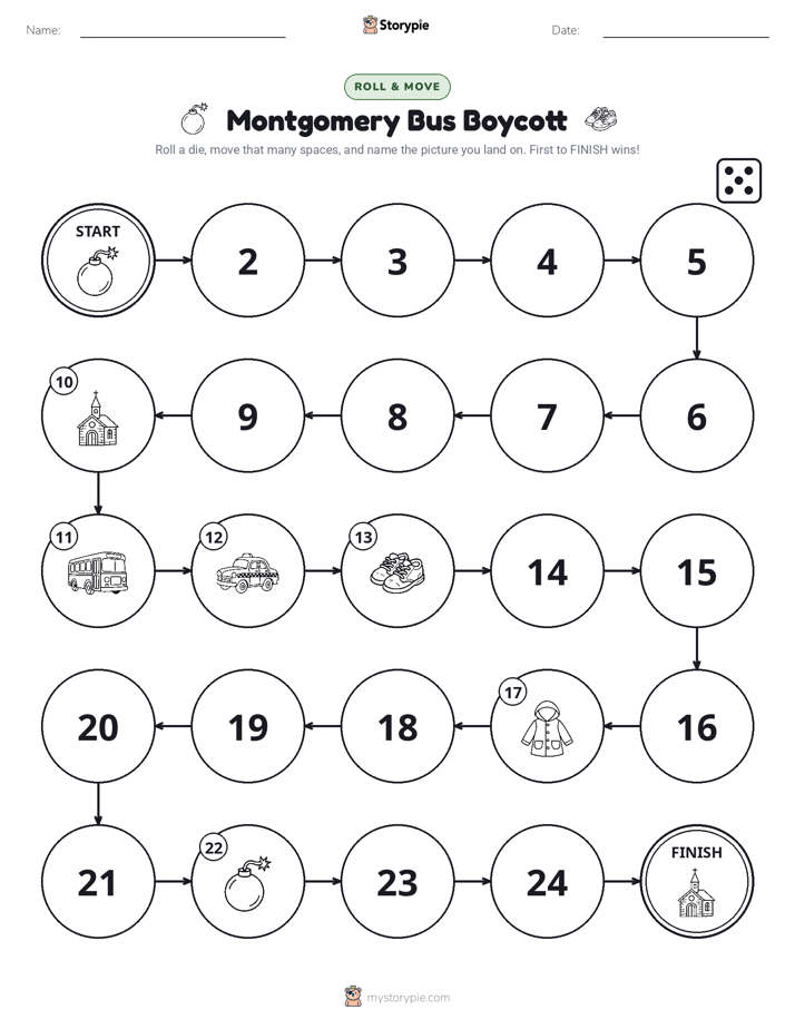 Roll & Move Game