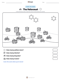 The Holocaust printable worksheet preview